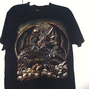Vintage Dragon skull T-shirt